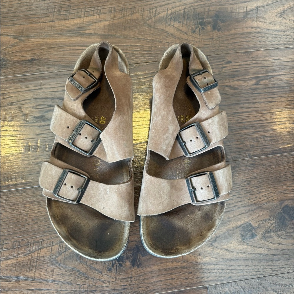 Birkenstock Brown Suede Sandals